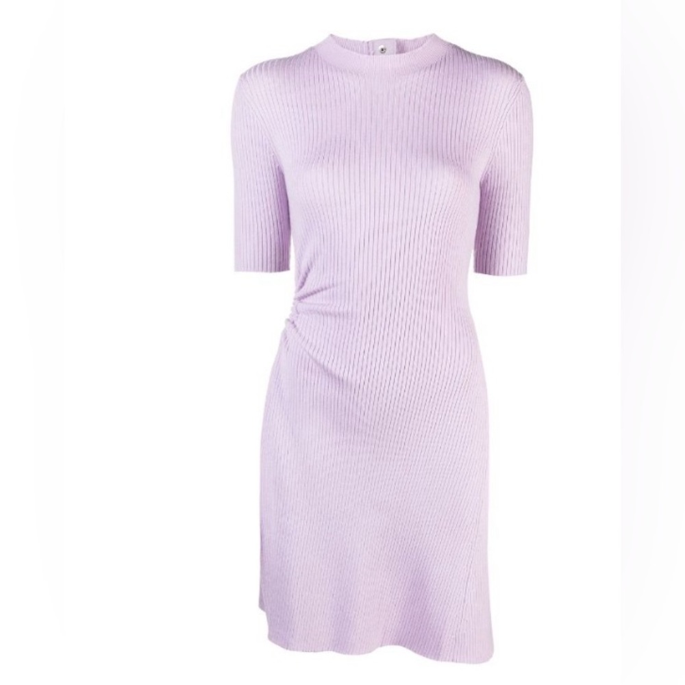 MAJE Size Fr36 Reine-Ribbed Knit Mini Dress